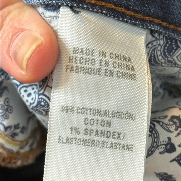 Lucky Brand Women's Regular Inseam Vtg Straight Crop Low Rise Jeans Size 8 - Picture 6 of 6